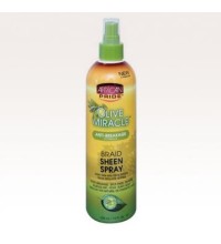 African Pride Olive Miracle Braid Sheen Spray 12 fl.oz.