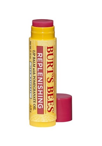 Burtand#039;s Bees Replenishing Lip Balm with Pomegranate Oil