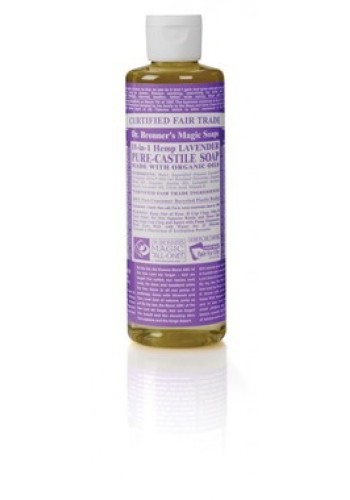 Dr. Bronnerand#039;s 18-in-1 Hemp Lavender Pure-Castile Liquid Soap 8oz