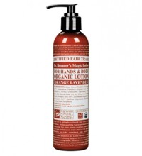 Dr. Bronnerand#039;s Organic Hand andamp; Body Lotion Orange Lavender 8oz