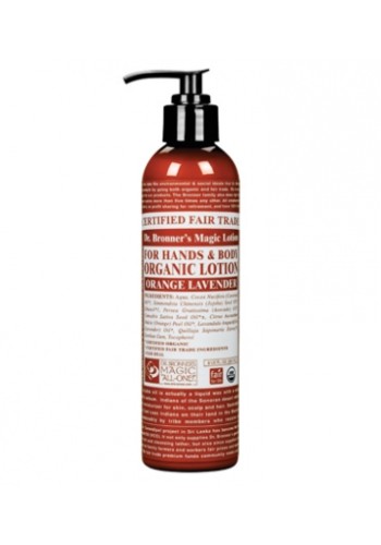 Dr. Bronnerand#039;s Organic Hand andamp; Body Lotion Orange Lavender 8oz