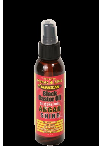 Jamaican Mango andamp; Lime Black Castor Oil Argan Shine Silicone Free 4oz