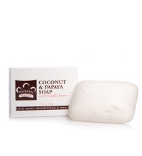 Nubian Heritage Coconut andamp; Papaya Soap with Vanilla Bean Extract