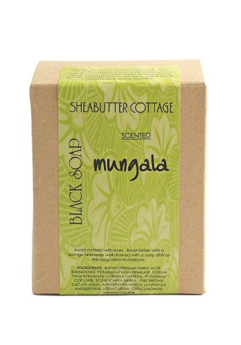 Sheabutter Cottage Black Soap Mungala (Scented) 120g