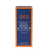 SheaMoisture African Black Soap Facial Wash andamp; Scrub