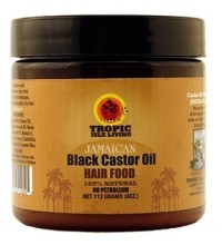 Tropic Isle Living Jamaican Black Castor Oil Hair Food 4oz