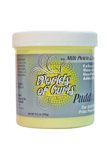 Worlds Of Curls Pudding For Soft Shiny Frizz Free Curls 15oz