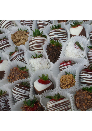 100 - 400 Bulk - Chocolate Dipped Strawberries -Premium Assortment
