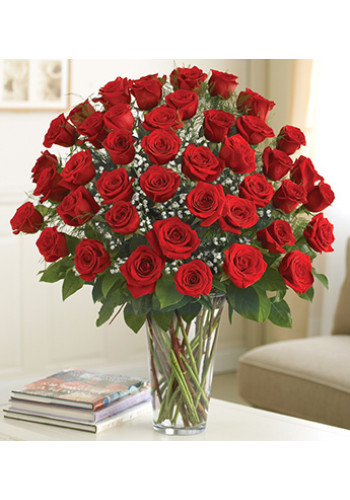 4 Dozen Red Roses Ultimate Elegance Premium Long Stem