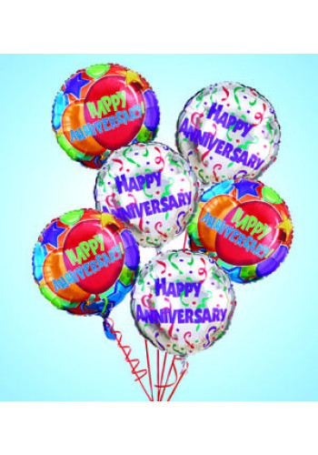 Air - Rangement Happy Anniversary Balloons