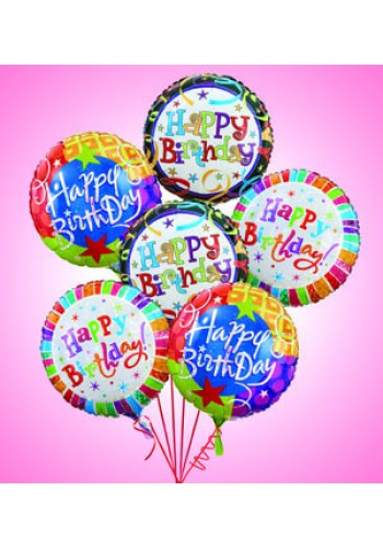 Air - Rangement Happy Birthday Balloons