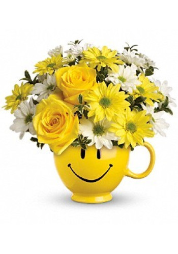 Be Happy Bouquet with Roses