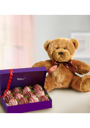 Beary Bundle by Fruit Bouquets