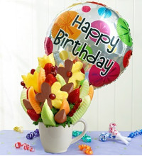 Birthday Bonanza with Chocolate by Fruit Bouquets