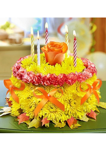 Birthday Flower CakeÂ® for Fall