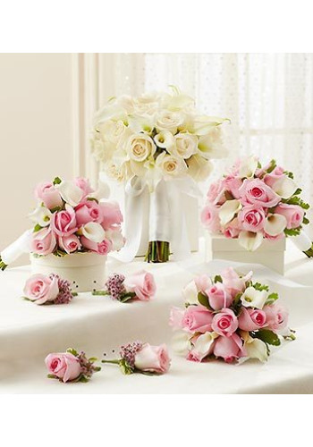 Bridal Party Personal Package - Pink andamp White