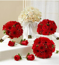 Bridal Party Personal Package - Red andamp White