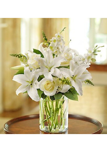 Classic All White Arrangement