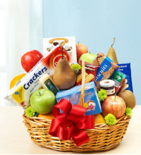 Deluxe Fruit andamp Gourmet Basket