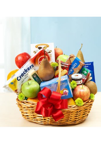 Deluxe Fruit andamp Gourmet Basket