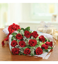 Dozen Rose Presentation Bouquet