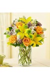 Fields of Europe in Cylinder Vase