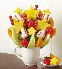 For the Love of the Game Baseball by Fruit Bouquets