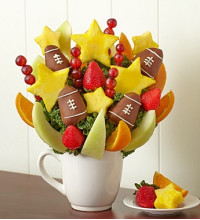 For the Love of the Game Football by Fruit Bouquets