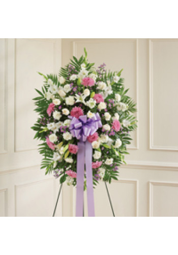 Lavender andamp White Standing Spray