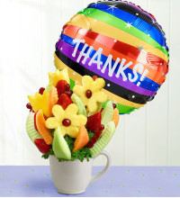 Many Thanks with Chocolate by Fruit Bouquets