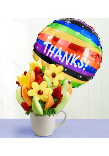 Many Thanks with Chocolate by Fruit Bouquets