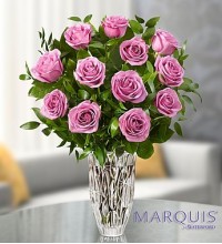 Marquis by WaterfordÂ® Premium Purple Roses