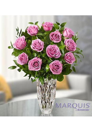 Marquis by WaterfordÂ® Premium Purple Roses