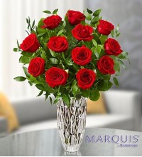 Marquis by WaterfordÂ® Premium Red Roses