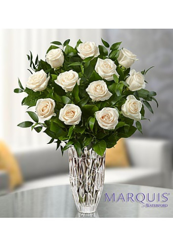 Marquis by WaterfordÂ® Premium White Roses