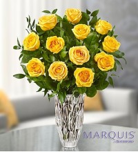 Marquis by WaterfordÂ® Premium Yellow Roses