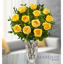 Marquis by WaterfordÂ® Premium Yellow Roses