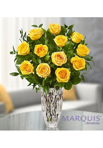 Marquis by WaterfordÂ® Premium Yellow Roses