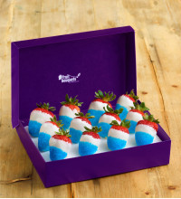 Patriots Pride Strawberries by Fruit Bouquets