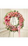 Pink Standing Wreath