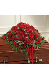 Red Mixed Half Casket Cover