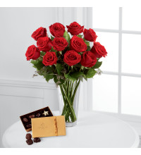 Red Rose andamp Godiva Bouquet