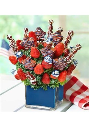 Stars and Stripes Fruit Bouquet by Fruit Bouquets