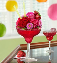 Strawberry Floral MargaritaÂ®