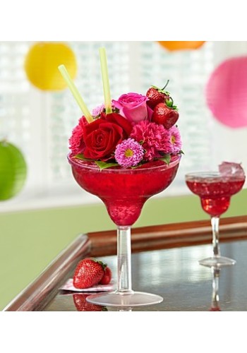 Strawberry Floral MargaritaÂ®