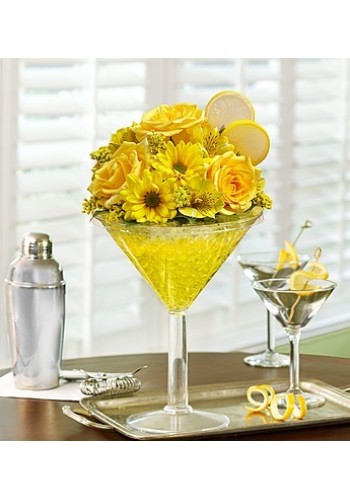 Sure Cure Lemon Drop Martini Bouquet