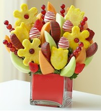 Tulip and Daisy Garden by Fruit Bouquets