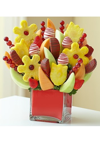 Tulip and Daisy Garden by Fruit Bouquets