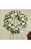 White Standing Wreath