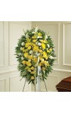 Yellow andamp White Sympathy Standing Spray